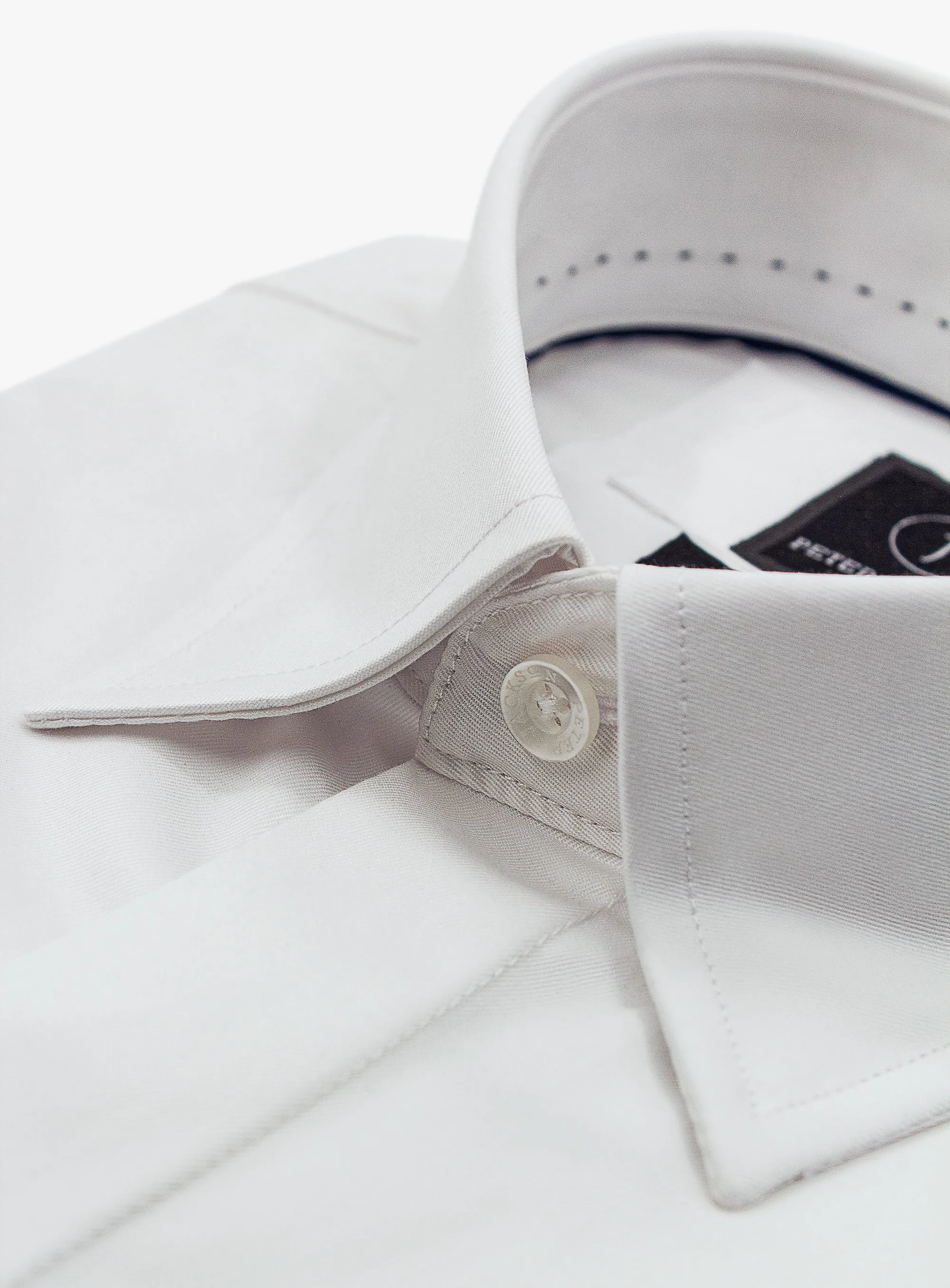 Jackson Roccia Roccia Twill Slim Fit White Shirt - Peter Jackson